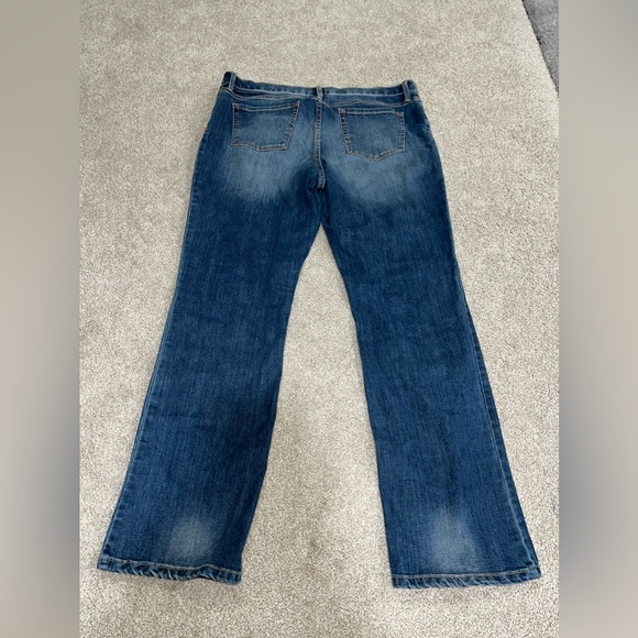 Isabel Maternity Bootcut Denim Jeans with Side Stretch Panels size 14 - Picture 3 of 3